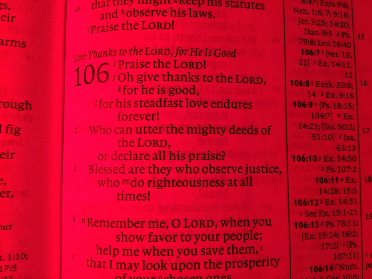 The dark turn of Psalm&nbsp;106