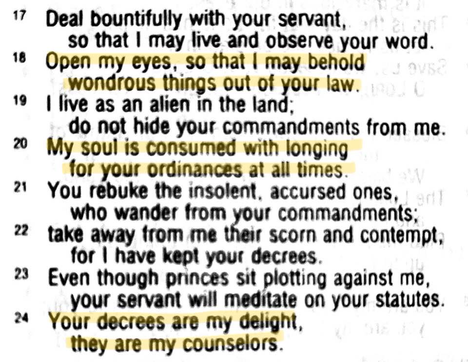 Psalm 1191724 (Gimel) Verba Sparsa